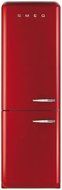 Smeg FAB32URDLN 24" 50's Retro Style Bottom Freezer Refrigerator with 10.74 cu. ft. Capacity No Frost Fast-Freezing...