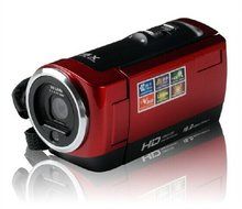 G-Anica Compact Camera HD Camcorder DVR 720p - (2.7 Screen, 8x Zoom, 720P HD Recording) Video Camera, Red