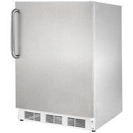 Summit FF6CSSRHD 24" Built In Undercounter All Refrigerator with Complete Stainless Steel Exterior N2