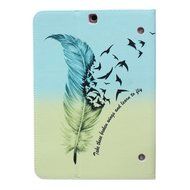 Galaxy Tab 4 10.1 Case, High Quality PU Leather Wallet Case [Card Slots] Damage Resistance and Kickstand Feature... N479