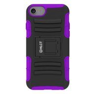 iPhone 7 Case, HLCT Rugged Shock Proof Dual-Layer Case with Built-In Kickstand for iPhone 7 4.7 Inch (Red) N13