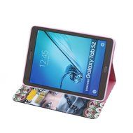 Galaxy Tab 4 10.1 Case, High Quality PU Leather Wallet Case [Card Slots] Damage Resistance and Kickstand Feature... N488
