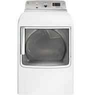 GE GTDS820GDWS 7.8 Cu. Ft. White With Steam Cycle Gas Front Load Dryer N2