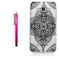 J7 Case, Firefish Colorful Pattern TPU Durable Soft TPU Back [Soft-Flex] [Shock Absorption Technology] Case for... N302