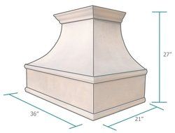 Copper Best H7 362127L Copper Custom Kitchen Hood for Old House Style Kitchen 36 inches N2