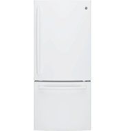 GE White Bottom Freezer Refrigerator N12