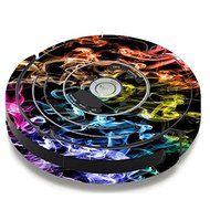 Skin Decal Vinyl Wrap For IRobot Roomba 650 655 Vacuum / Colorful Smoke Blowing