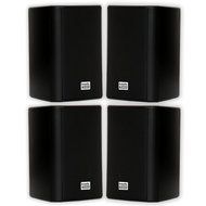 Acoustic Audio AA351B Indoor Outdoor 2 Way Black Speakers 1000 Watt 2 Pair Pack AA351B-2Pr