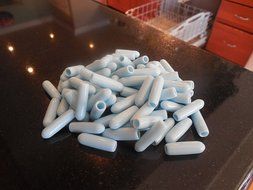 50 Dishwasher Rack TINE Repair Caps - (Lt. BLUE)