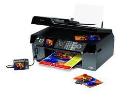 Epson WorkForce 500 All-in-One Printer (Black) (C11CA40201) N4