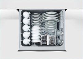 Fisher Paykel DD24DCTB9 24" Drawers Semi-Integrated Dishwasher in Black N4