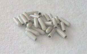25 Dishwasher Rack TINE Repair Caps - (Lt. GREY)