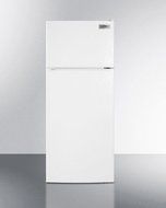 Summit FF1118W 24" Energy Star Qualified Top Freezer Refrigerator with 10 cu. ft. Capacity Frost-Free Operation...