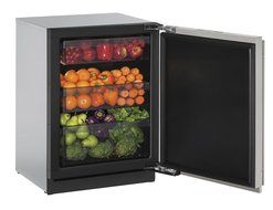 U-Line U3024RINT01A Built-in Compact Refrigerator, 4.9 cu. ft., Stainless Steel