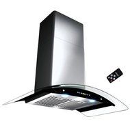 30" 400 CFM Convertible Wall Mount Range Hood Finish: Silver