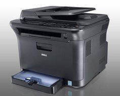 Dell 1235cn Multifunction Network Color Laser Printer - Max Resolution 2400x600 dpi - Max Printing Speed 17 ppm... N4