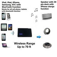 BMR A2DP Bluetooth Adapter Bluetooth Music Receiver Adapter for Bose Apple 30 Pin SoundDock Speaker- Bluetooth...