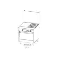 Southbend 32 in. Heavy Duty Range 2 Burner/Griddle - P32D-XG