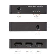 Tendak HDMI Splitter 1 in 2 out HDMI Splitter Amplifier for Dual Display Support Ultra HD 4K x 2K, 3D, Full HD... N26