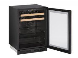 U-Line U1224BEVS00A Built-in Beverage Center, 24", Stainless Steel N3