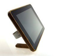 Eleduino Raspberry Pi Official 7&quot; Touchscreen Display Bamboo Case N2