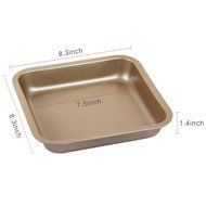 Yilove Square Cake Pan, Non-stick Silicone Baking Mold, 9 inch N3