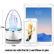 KoTeel Wireless Bluetooth Speaker Water Dancing Speaker for Smartphones Tablets MP3 MP4(White) N3