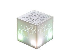 Truewon Rubik's Cube Subwoofer Magic Bluetooth Speaker Creative Desktop Decoration White N2