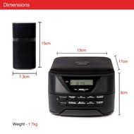 Duronic RCD017 Micro Hi-Fi Audio System with CD/MP3 CD/USB/FM Radio/AUX - Connect and play from your MP3/iPhone... N2