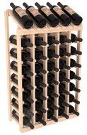 Wine Racks America Ponderosa Pine 5 Column 8 Row Display Top Kit. 13 Stains to Choose From! N6