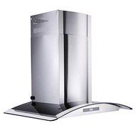 AMPERSAND SHOPS 30" Deluxe Quiet Stainless Steel 3-Speed Touch Panel Wall Mount Kitchen Range Vent Hood 760 CFM N3