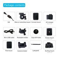 Action Camera, Waterproof Sports DVR Video Recorder Mini DV Black N2