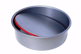 PushPan W1316-B10-AN Classic Anodized Aluminum Cake Pan with Silicone Seal, 10-Inch