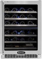 Marvel MPRO6DZE-BS-LR 24-Inch Professional Dual Zone Wine Cellar N3