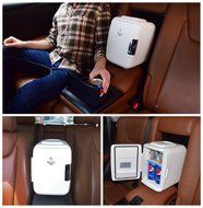 Cooluli Mini Fridge Electric Cooler and Warmer (4 Liter / 6 Can): AC/DC Portable Thermoelectric System w/ USB... N19