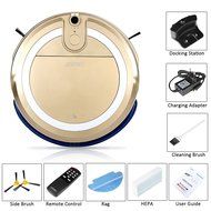 JISIWEI Vacuum Cleaning Robot i3 with Built-in HD Camera APP Remote Control for Android and iOS Smartphone (Golden) N5