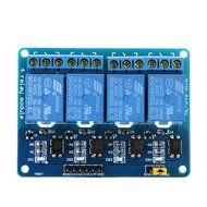 Docooler 5V Active Low 4 Channel Relay Module Board for Arduino PIC AVR MCU DSP ARM N2
