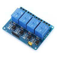 Docooler 5V Active Low 4 Channel Relay Module Board for Arduino PIC AVR MCU DSP ARM N3