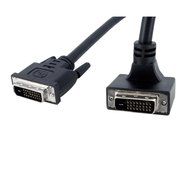 StarTech.com DVIDDMMBA6 6-Feet 90&deg; Down Angled Dual Link DVI-D Monitor Cable - M/M N3