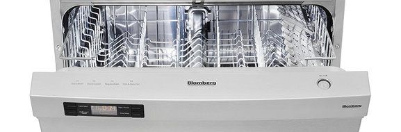 Blomberg DW24100SS Dishwasher with ADA Tub Front Controls, 14 Place Settings, Stainless Steel N2