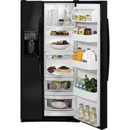 GE GSS23HGHBB 22.5 Cu. Ft. Black Side-By-Side Refrigerator N4
