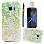Badalink Galaxy S7 Case Shock-Absorbing Drop Protection TPU Bumper Protective Back Cover Slim-Fit Flexible Easy... N46