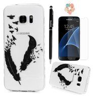 Badalink Galaxy S7 Case Shock-Absorbing Drop Protection TPU Bumper Protective Back Cover Slim-Fit Flexible Easy... N50