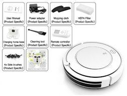 Robot Vacuum Cleaner - Ultra-Thin Design, Four Cleaning Modes N7