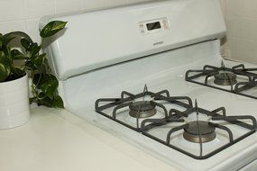 Kohzie Silicone Stove Counter Gap Cover WHITE, Stove Gap, Gap cap for stoves (Set of 2) N10
