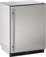 U-Line U1224RSOD00B 24&quot; Energy Star Rated Outdoor Series Built-In Outdoor Refrigerator with 5.2 cu. ft. Capacity...