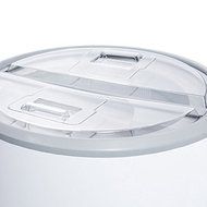 Summit CC48: Commercially approved round beverage refrigerator with &quot;blue&quot; ice bank for 8 hours of electricity-free...