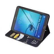 Galaxy Tab 4 10.1 Case, High Quality PU Leather Wallet Case [Card Slots] Damage Resistance and Kickstand Feature... N606