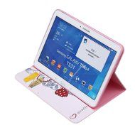 Galaxy Tab 4 10.1 Case, High Quality PU Leather Wallet Case [Card Slots] Damage Resistance and Kickstand Feature... N608