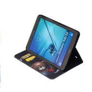 Galaxy Tab 4 10.1 Case, High Quality PU Leather Wallet Case [Card Slots] Damage Resistance and Kickstand Feature... N614